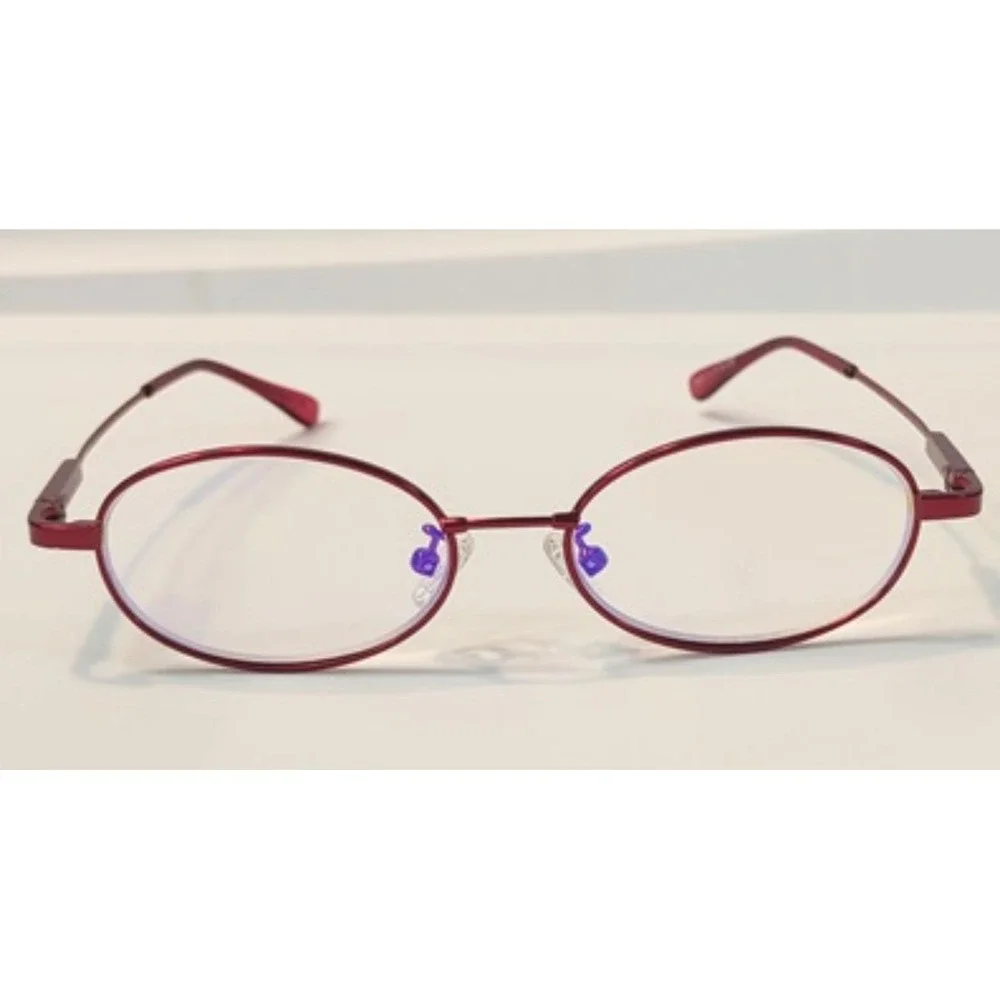 CessBlue Kids Oval Blue Light Blocking Glasses Red UV Glare 87306